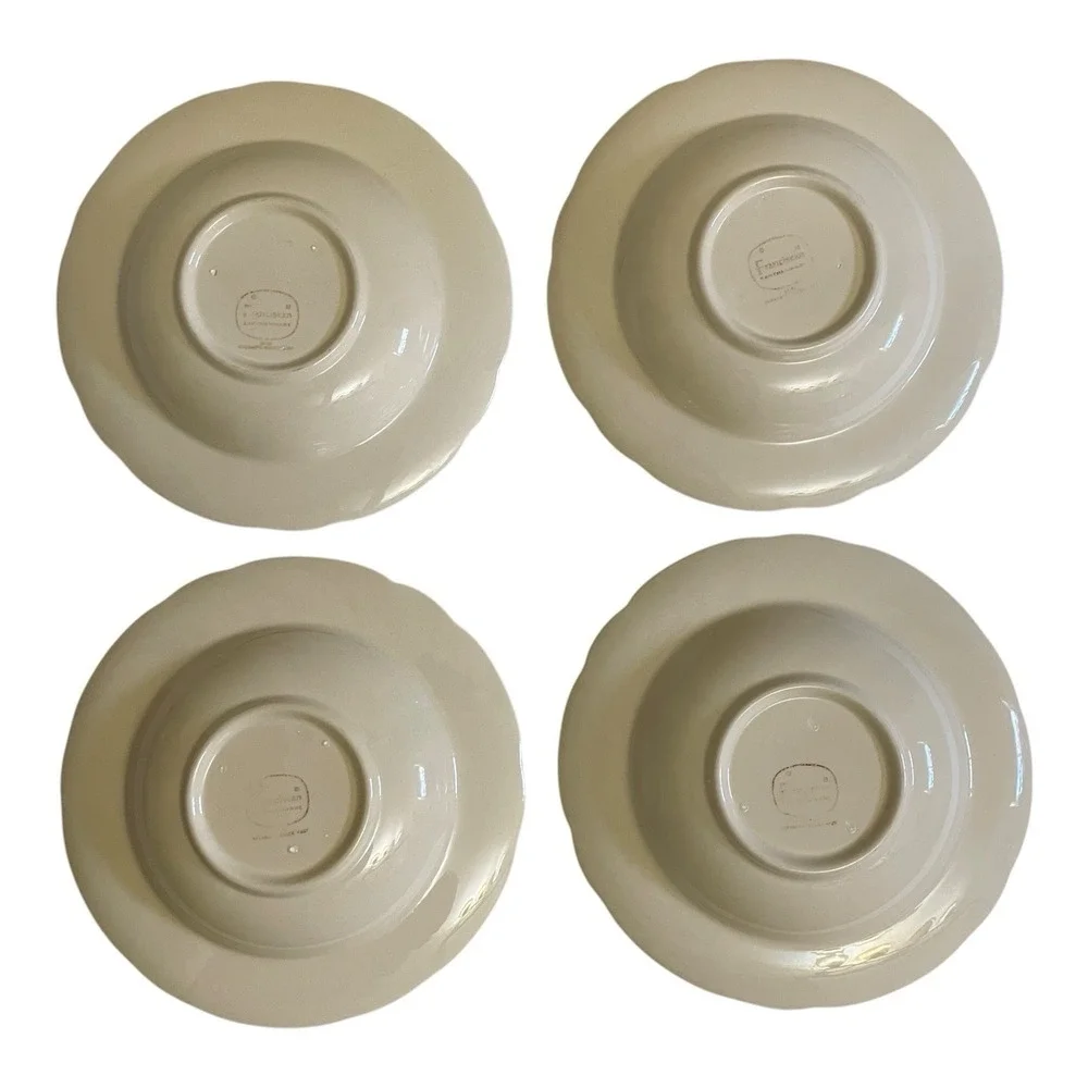 Franciscan Desert Rose Stoneware 20 Piece Set- Fruit, Bread, Salad, Dinner, Soup
